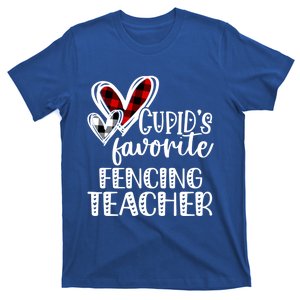 Fencing Teacher Valentine's Day Funny Gift T-Shirt