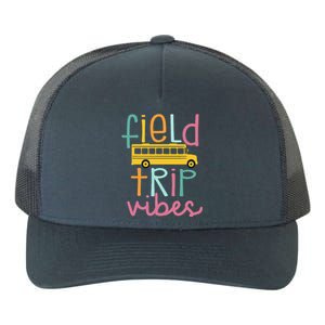 Field Trip Vibes Field Day Teacher Student School Funny Bus Yupoong Adult 5-Panel Trucker Hat