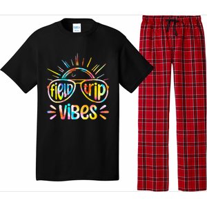 Field Trip Vibes Sunglasses Tie Dye Field Day Teachers Pajama Set