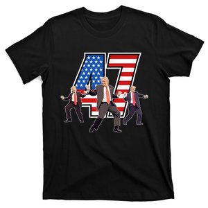 Funny Trump Victory Dance 47th President Dancing T-Shirt