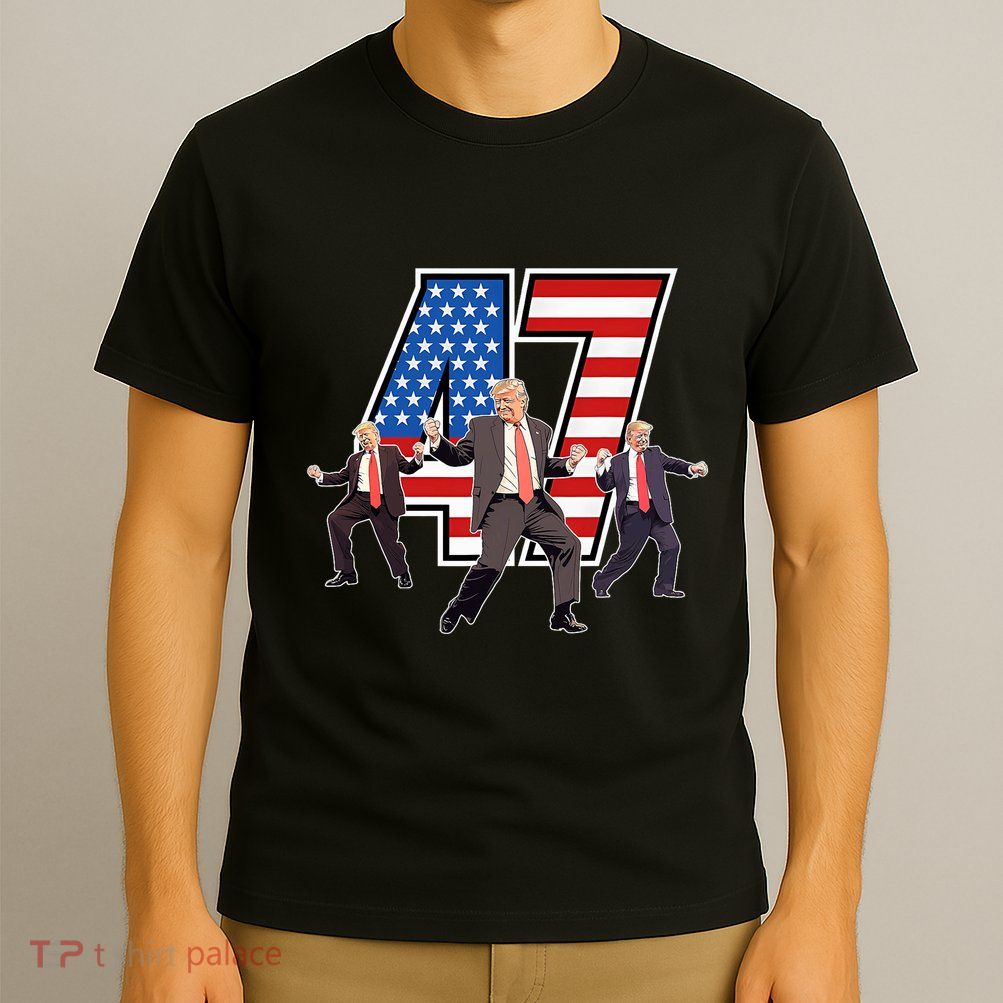 Funny Trump Victory Dance 47th President Dancing T-Shirt