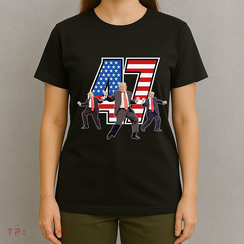 Funny Trump Victory Dance 47th President Dancing T-Shirt