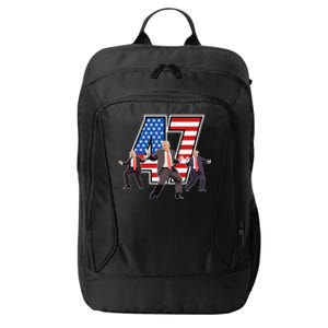 Funny Trump Victory Dance 47th President Dancing City Backpack