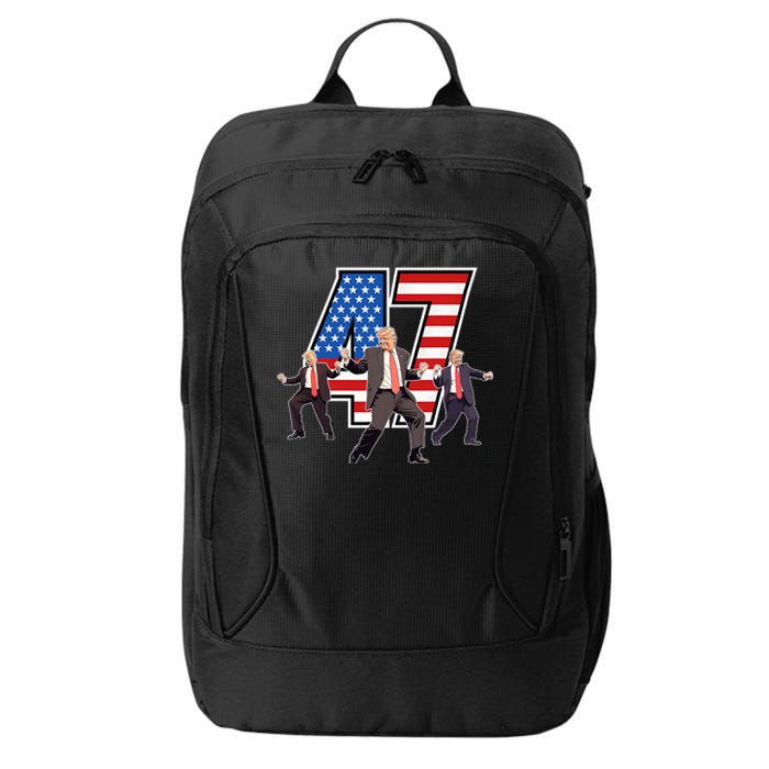 Funny Trump Victory Dance 47th President Dancing City Backpack