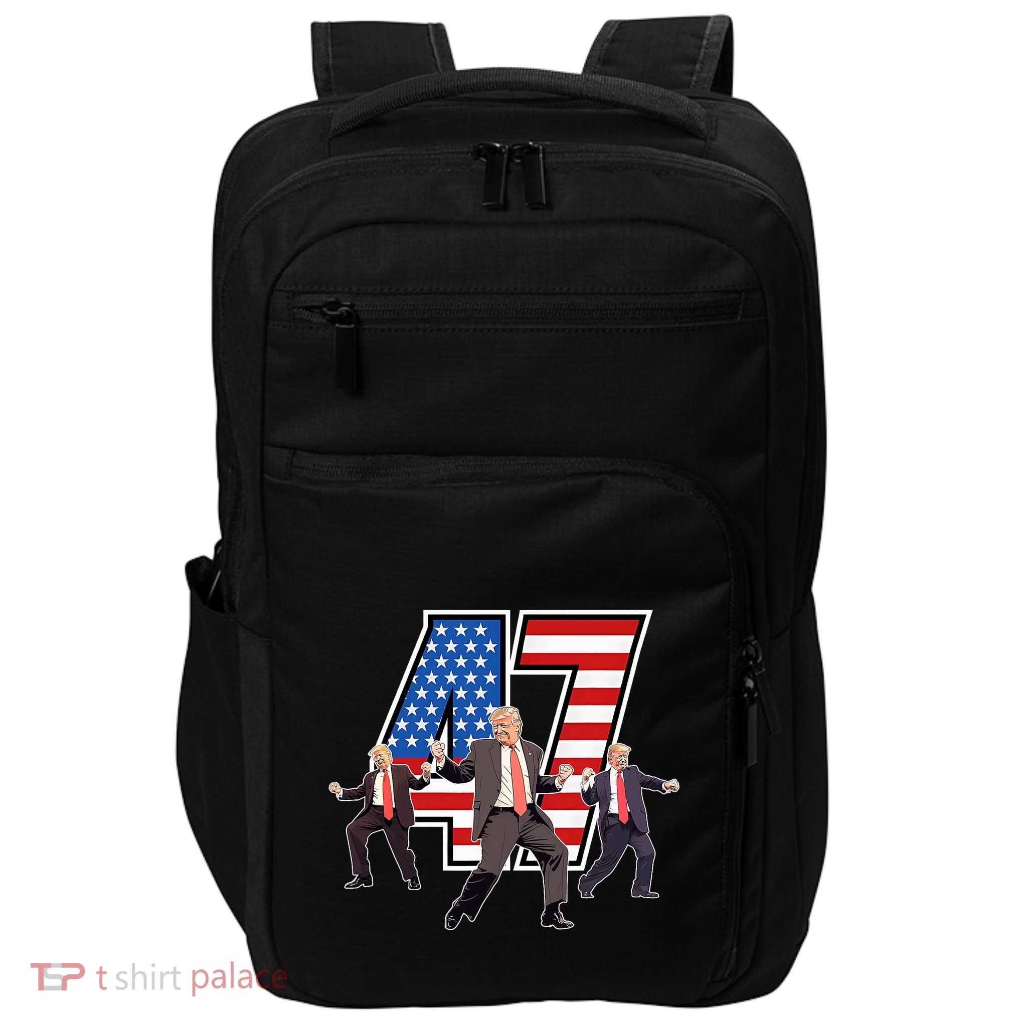 Funny Trump Victory Dance 47th President Dancing Impact Tech Backpack