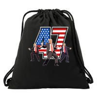 Funny Trump Victory Dance 47th President Dancing Drawstring Bag