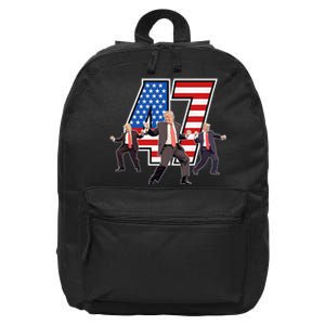 Funny Trump Victory Dance 47th President Dancing 16 in Basic Backpack