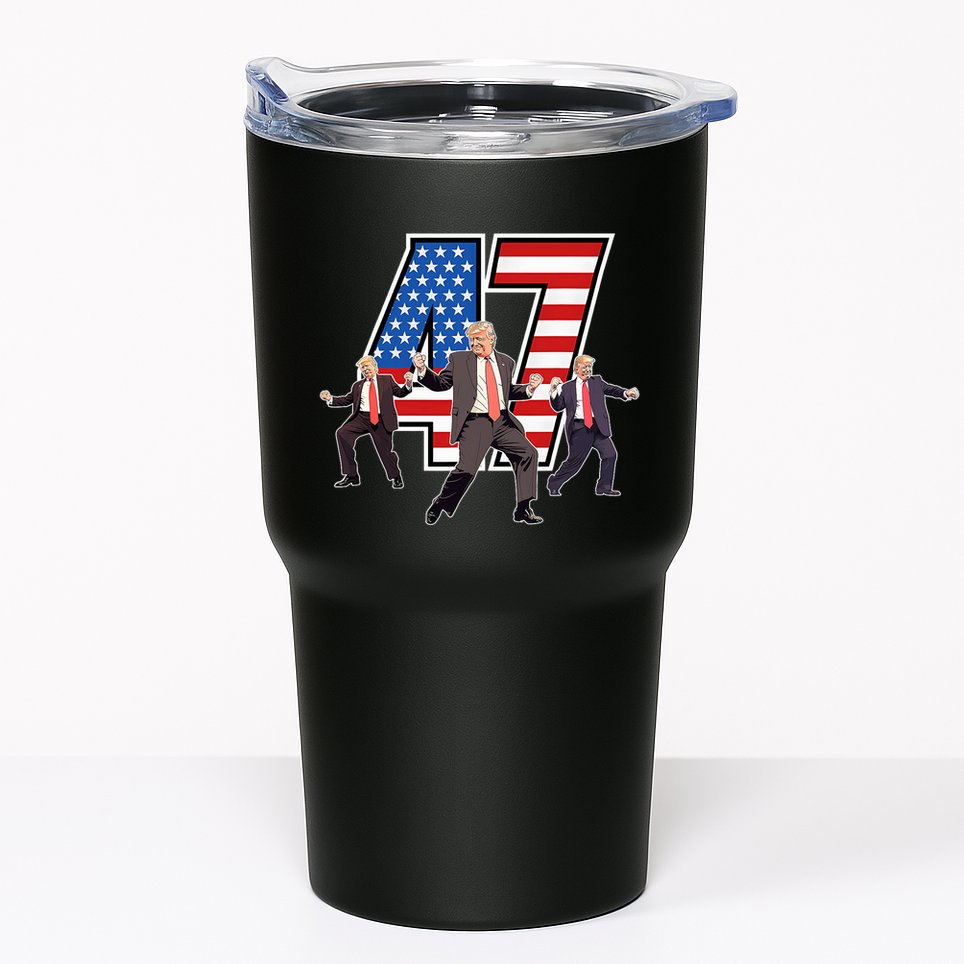 Funny Trump Victory Dance 47th President Dancing Tumbler