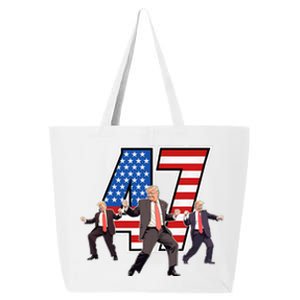 Funny Trump Victory Dance 47th President Dancing 25L Jumbo Tote