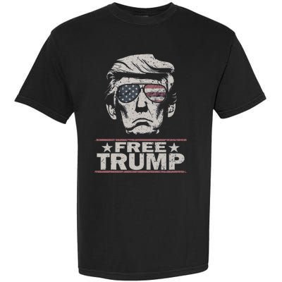 Free Trump Vintage Pro Donald Garment-Dyed Heavyweight T-Shirt