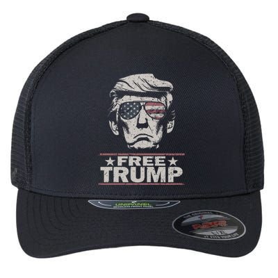 Free Trump Vintage Pro Donald Flexfit Unipanel Trucker Cap