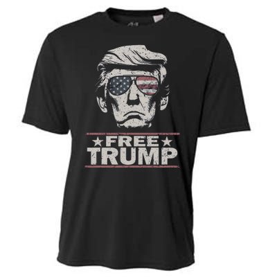 Free Trump Vintage Pro Donald Cooling Performance Crew T-Shirt