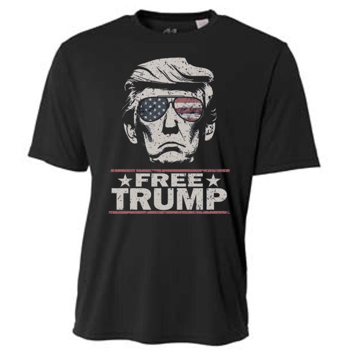 Free Trump Vintage Pro Donald Cooling Performance Crew T-Shirt