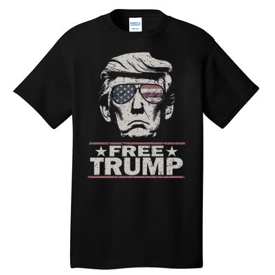 Free Trump Vintage Pro Donald Tall T-Shirt