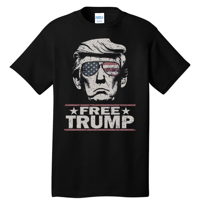 Free Trump Vintage Pro Donald Tall T-Shirt