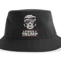 Free Trump Vintage Pro Donald Sustainable Bucket Hat