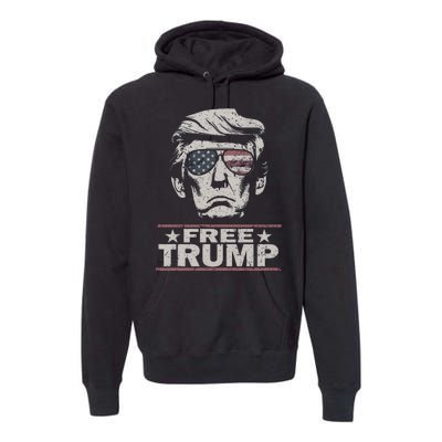 Free Trump Vintage Pro Donald Premium Hoodie