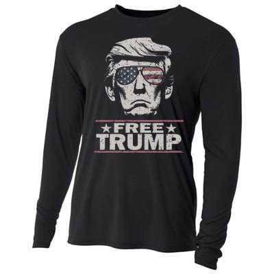 Free Trump Vintage Pro Donald Cooling Performance Long Sleeve Crew