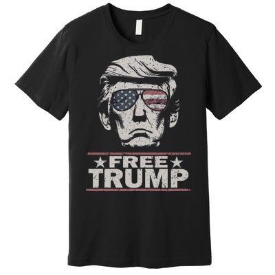 Free Trump Vintage Pro Donald Premium T-Shirt