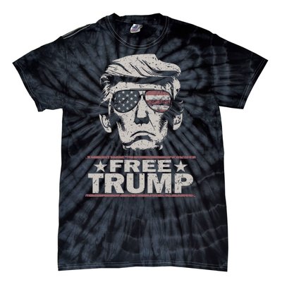 Free Trump Vintage Pro Donald Tie-Dye T-Shirt