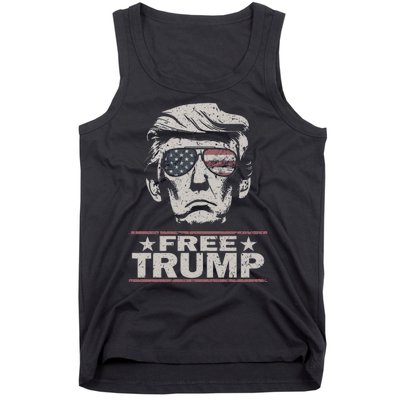 Free Trump Vintage Pro Donald Tank Top