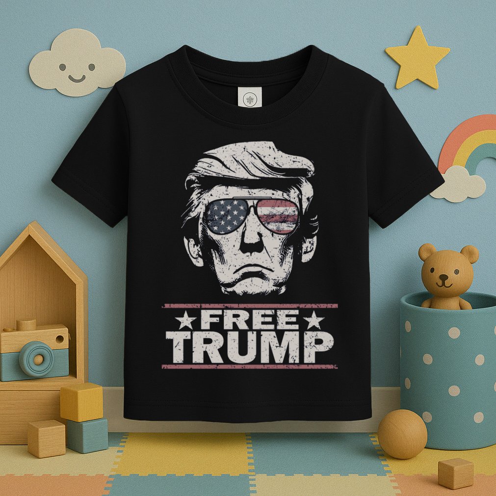 Free Trump Vintage Pro Donald Toddler T-Shirt
