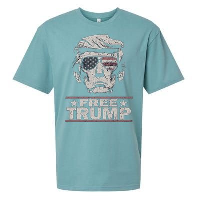 Free Trump Vintage Pro Donald Sueded Cloud Jersey T-Shirt