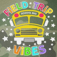 Field Trip Vibes Field Day School Bus Yellow Teacher Student Legacy Tie Dye Trucker Hat