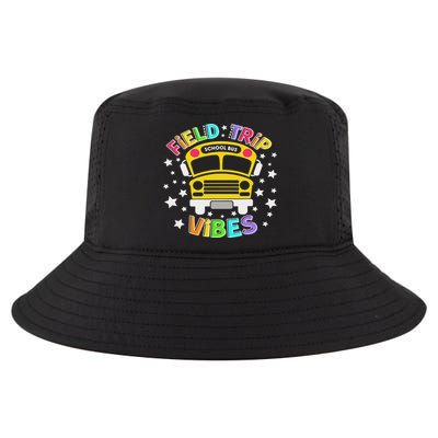 Field Trip Vibes Field Day School Bus Yellow Teacher Student Cool Comfort Performance Bucket Hat