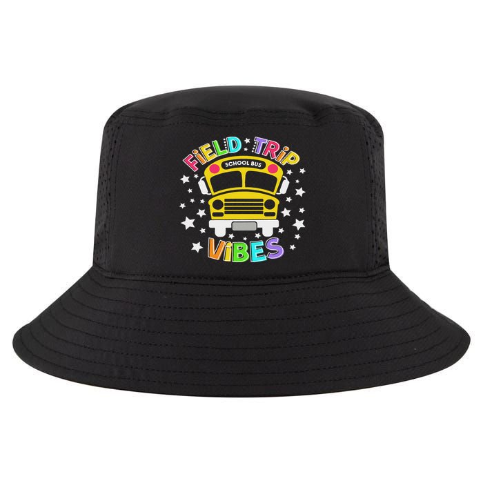 Field Trip Vibes Field Day School Bus Yellow Teacher Student Cool Comfort Performance Bucket Hat