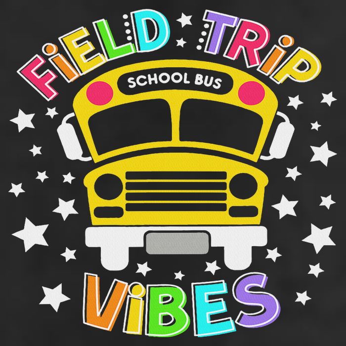 Field Trip Vibes Field Day School Bus Yellow Teacher Student Cool Comfort Performance Bucket Hat