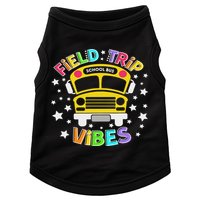 Field Trip Vibes Field Day School Bus Yellow Teacher Student Doggie Tank