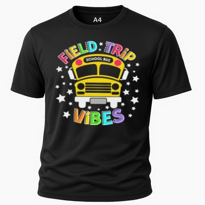 Field Trip Vibes Field Day School Bus Yellow Teacher Student Performance Shirt