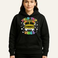 Field Trip Vibes Field Day School Bus Yellow Teacher Student Hoodie