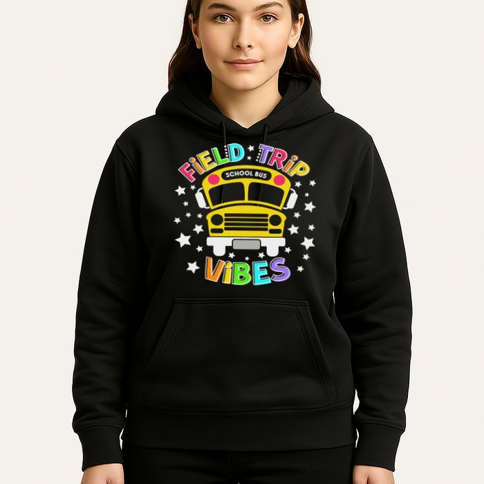 Field Trip Vibes Field Day School Bus Yellow Teacher Student Hoodie