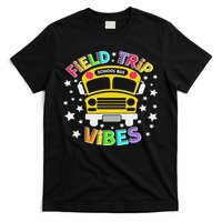 Field Trip Vibes Field Day School Bus Yellow Teacher Student T-Shirt