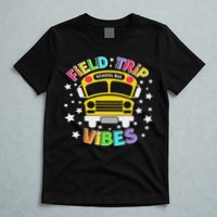 Field Trip Vibes Field Day School Bus Yellow Teacher Student T-Shirt