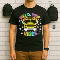 Field Trip Vibes Field Day School Bus Yellow Teacher Student T-Shirt