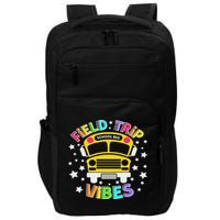 Field Trip Vibes Field Day School Bus Yellow Teacher Student Impact Tech Backpack