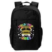 Field Trip Vibes Field Day School Bus Yellow Teacher Student Backpack