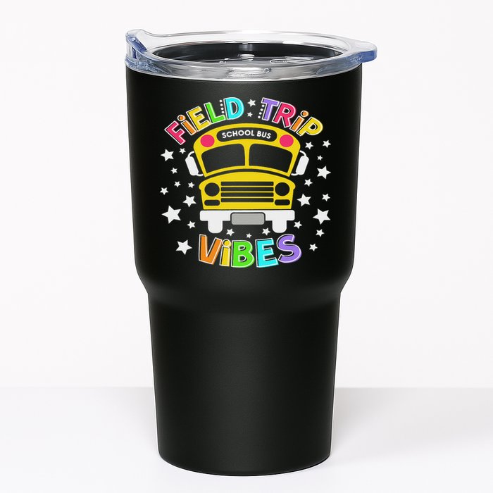 Field Trip Vibes Field Day School Bus Yellow Teacher Student Tumbler