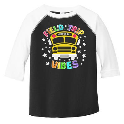 Field Trip Vibes Field Day School Bus Yellow Teacher Student Toddler Fine Jersey T-Shirt