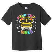 Field Trip Vibes Field Day School Bus Yellow Teacher Student Toddler T-Shirt