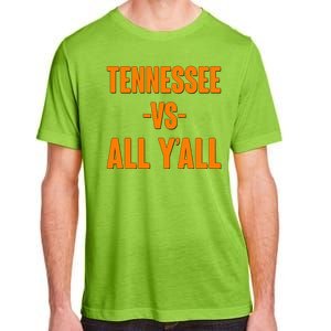 Funny Tennessee VS All Y'all Adult ChromaSoft Performance T-Shirt