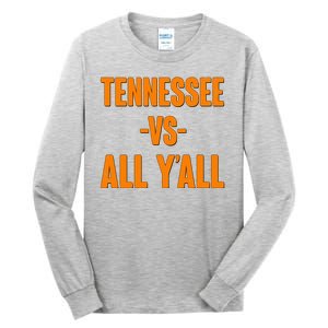 Funny Tennessee VS All Y'all Tall Long Sleeve T-Shirt