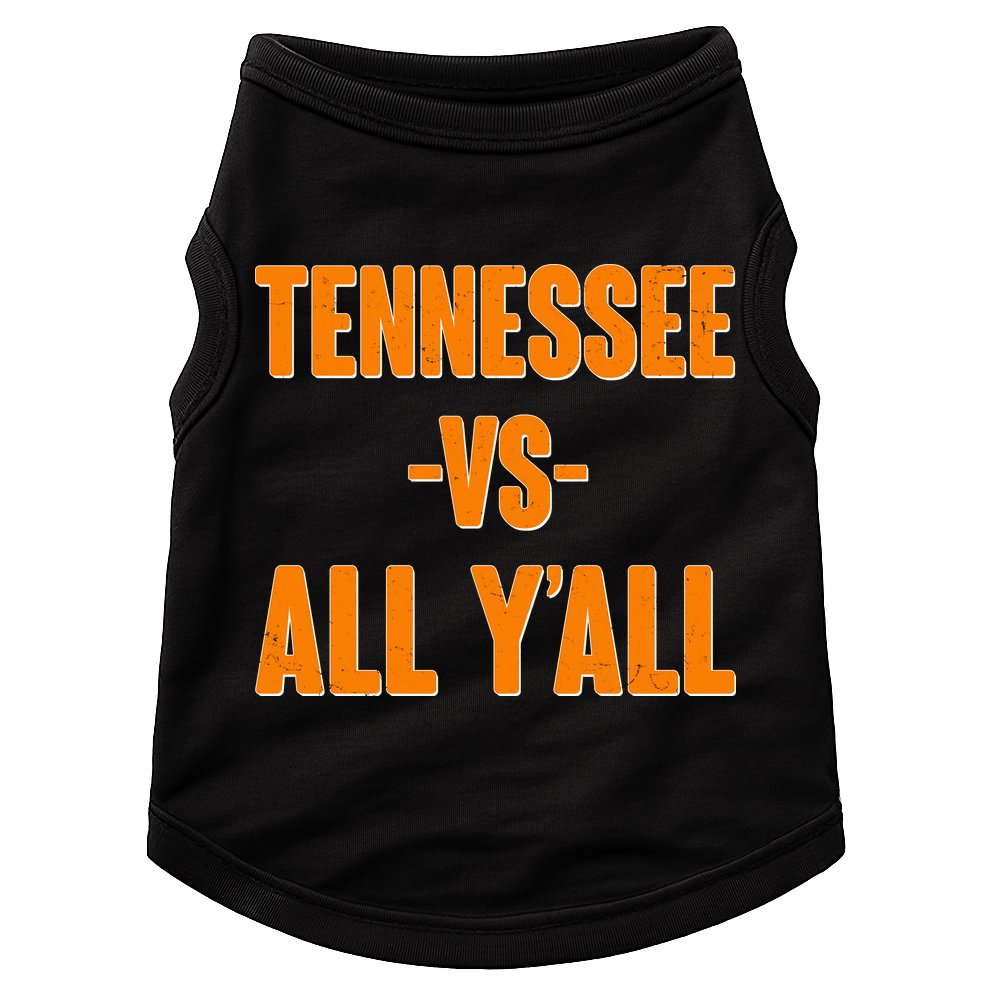 Funny Tennessee VS All Y'all Doggie Tank
