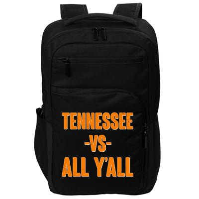Funny Tennessee VS All Y'all Impact Tech Backpack