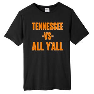 Funny Tennessee VS All Y'all Tall Fusion ChromaSoft Performance T-Shirt