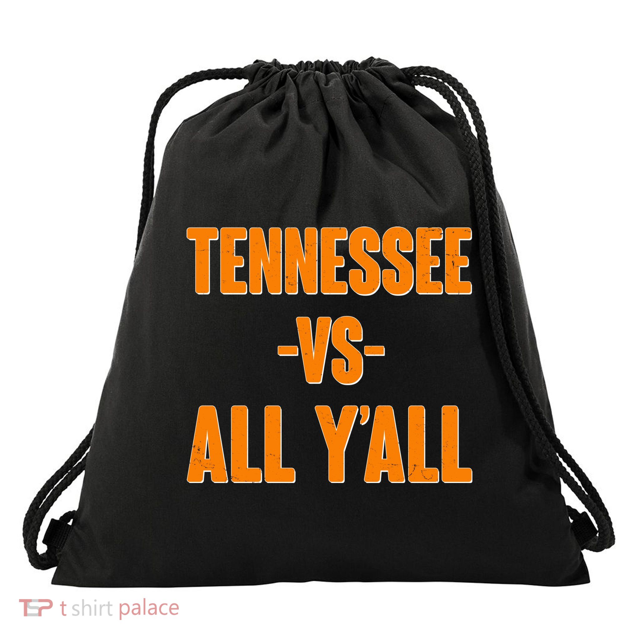 Funny Tennessee VS All Y'all Drawstring Bag