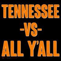 Funny Tennessee VS All Y'all 16 in Basic Backpack